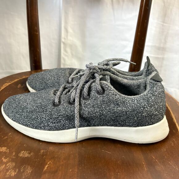 Allbirds Merino Wool Runners WR Men's Size M 12 Dark Gray Comfort Walking Shoes - Picture 6 of 6